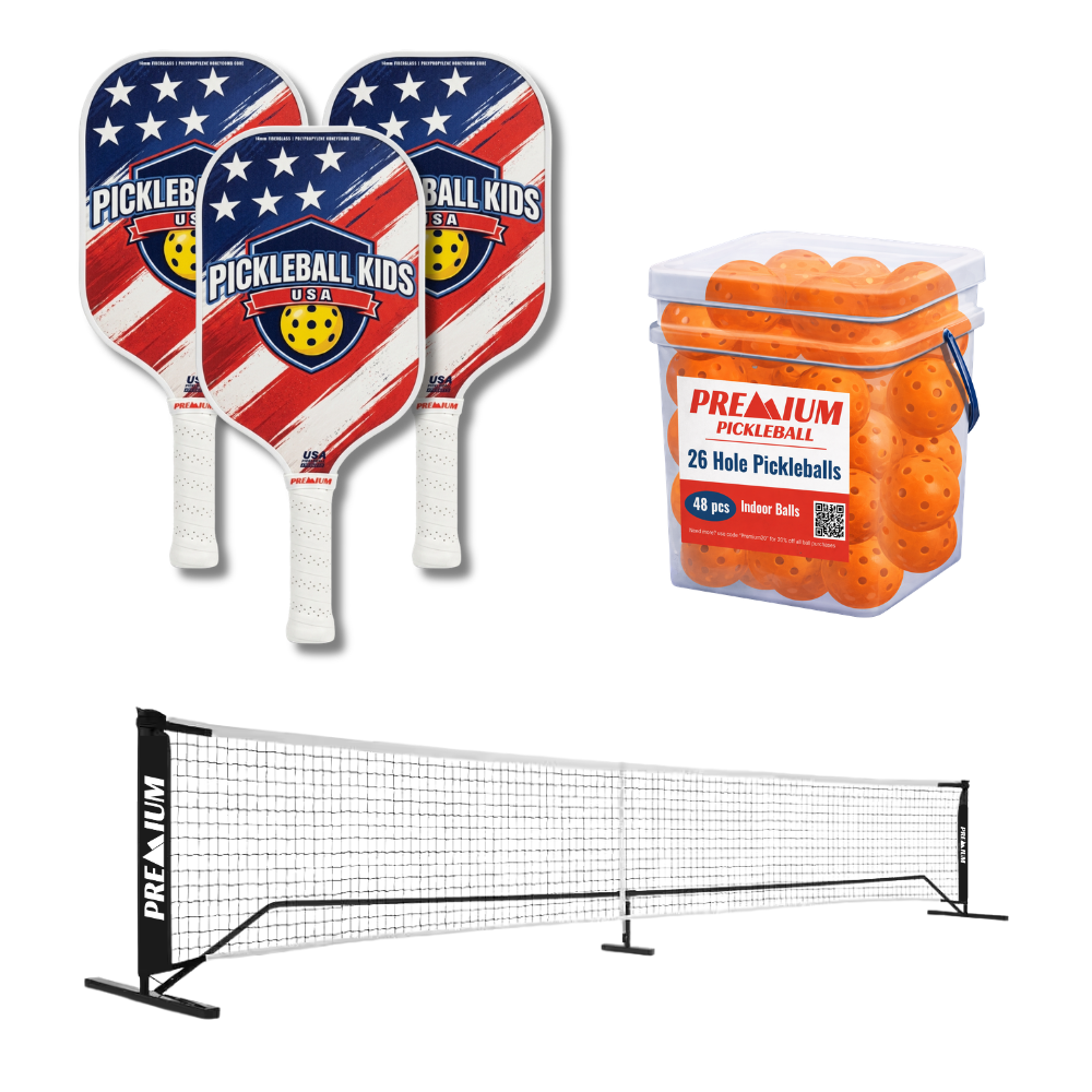 School Pickleball Bundle - PKUSA Branded